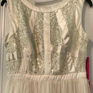 Cream colored  formal dress